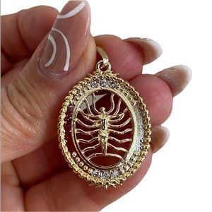 New Centipede Gold plated Pendant